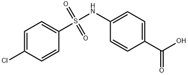 4-{[(4-chlorophenyl)sulfonyl]amino}benzoic acid 结构式