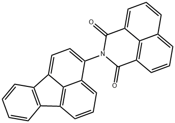 2-fluoranthen-3-yl-1H-benzo[de]isoquinoline-1,3(2H)-dione 结构式