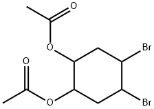 2-(acetyloxy)-4,5-dibromocyclohexyl acetate 结构式