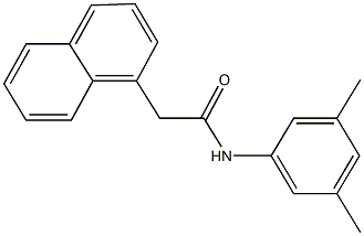 N-(3,5-dimethylphenyl)-2-(1-naphthyl)acetamide 结构式