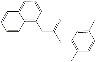 N-(2,5-dimethylphenyl)-2-(1-naphthyl)acetamide 结构式