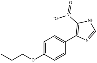5-nitro-4-(4-propoxyphenyl)-1H-imidazole 结构式