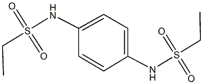 N-{4-[(ethylsulfonyl)amino]phenyl}ethanesulfonamide 结构式