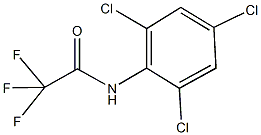 2,2,2-trifluoro-N-(2,4,6-trichlorophenyl)acetamide 结构式