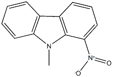 1-nitro-9-methyl-9H-carbazole 结构式