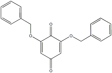 2,6-bis(benzyloxy)benzo-1,4-quinone 结构式