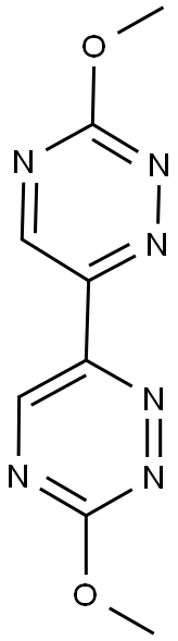 6,6'-bis[3-methoxy-1,2,4-triazine] 结构式