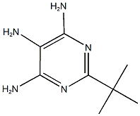 4,6-diamino-2-tert-butyl-5-pyrimidinylamine 结构式