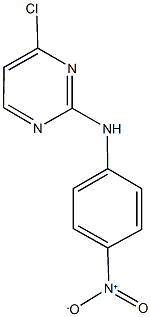 4-chloro-2-{4-nitroanilino}pyrimidine 结构式