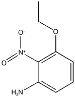 2-硝基-3-乙氧基苯胺 结构式