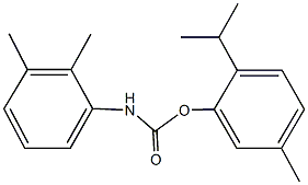 2-isopropyl-5-methylphenyl 2,3-dimethylphenylcarbamate 结构式