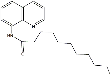 N-(8-quinolinyl)undecanamide 结构式