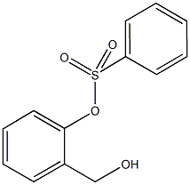 2-(hydroxymethyl)phenyl benzenesulfonate 结构式