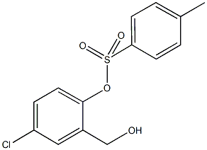 4-chloro-2-(hydroxymethyl)phenyl 4-methylbenzenesulfonate 结构式