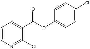 4-chlorophenyl 2-chloronicotinate 结构式