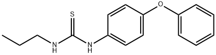 N-(4-phenoxyphenyl)-N'-propylthiourea 结构式