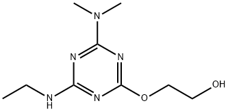 2-{[4-(dimethylamino)-6-(ethylamino)-1,3,5-triazin-2-yl]oxy}ethanol 结构式