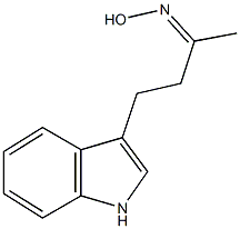 4-(1H-indol-3-yl)-2-butanone oxime 结构式