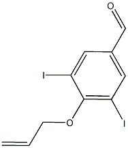 4-(allyloxy)-3,5-diiodobenzaldehyde 结构式