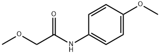 2-methoxy-N-(4-methoxyphenyl)acetamide 结构式