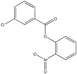 2-nitrophenyl 3-chlorobenzoate 结构式