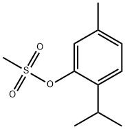 2-isopropyl-5-methylphenyl methanesulfonate 结构式