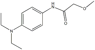 N-[4-(diethylamino)phenyl]-2-methoxyacetamide 结构式