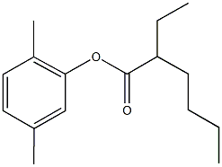 2,5-dimethylphenyl 2-ethylhexanoate 结构式