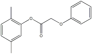 2,5-dimethylphenyl phenoxyacetate 结构式