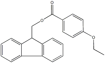 9H-fluoren-9-ylmethyl 4-ethoxybenzoate 结构式