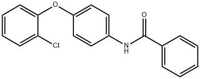 N-[4-(2-chlorophenoxy)phenyl]benzamide 结构式