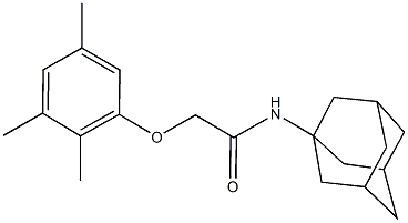 N-(1-adamantyl)-2-(2,3,5-trimethylphenoxy)acetamide 结构式