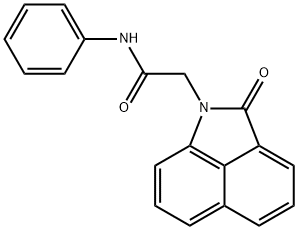 2-(2-oxobenzo[cd]indol-1(2H)-yl)-N-phenylacetamide 结构式