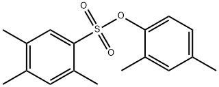 2,4-dimethylphenyl 2,4,5-trimethylbenzenesulfonate 结构式