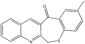 2-methyl[1]benzothiepino[3,4-b]quinolin-13(6H)-one 结构式