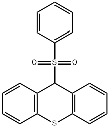 phenyl 9H-thioxanthen-9-yl sulfone 结构式