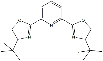 2,6-bis(4-tert-butyl-4,5-dihydro-1,3-oxazol-2-yl)pyridine 结构式