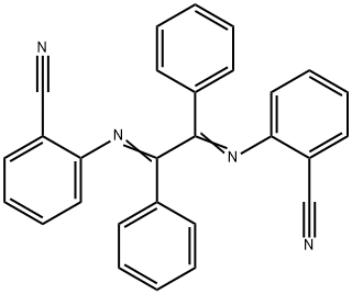 2-({2-[(2-cyanophenyl)imino]-1,2-diphenylethylidene}amino)benzonitrile 结构式