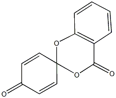 spiro(4H-[1,3]benzodioxine-2,4'-[2,5]cyclohexadiene)-1',4-dione 结构式