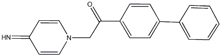 1-[1,1'-biphenyl]-4-yl-2-(4-imino-1(4H)-pyridinyl)ethanone 结构式