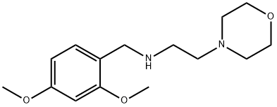 N-(2,4-dimethoxybenzyl)-N-[2-(4-morpholinyl)ethyl]amine 结构式