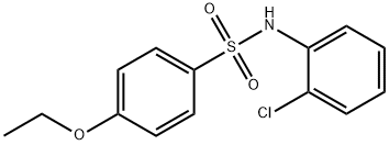 N-(2-chlorophenyl)-4-ethoxybenzenesulfonamide 结构式
