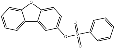 dibenzo[b,d]furan-2-yl benzenesulfonate 结构式