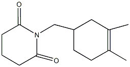 1-[(3,4-dimethyl-3-cyclohexen-1-yl)methyl]-2,6-piperidinedione 结构式