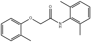 N-(2,6-dimethylphenyl)-2-(2-methylphenoxy)acetamide 结构式