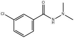 3-chloro-N',N'-dimethylbenzohydrazide 结构式