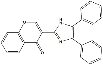 3-(4,5-diphenyl-1H-imidazol-2-yl)-4H-chromen-4-one 结构式