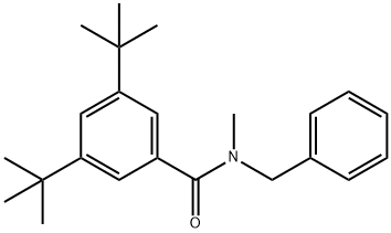 N-benzyl-3,5-ditert-butyl-N-methylbenzamide 结构式