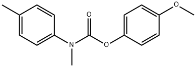 4-methoxyphenyl methyl(4-methylphenyl)carbamate 结构式