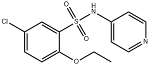 5-chloro-2-ethoxy-N-(4-pyridinyl)benzenesulfonamide 结构式